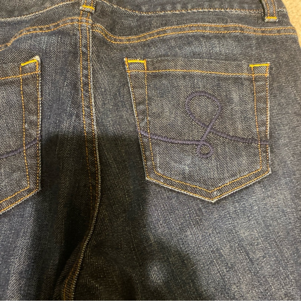 Lilly Pulitzer dark wash blue jeans, size 4 - Picture 5 of 5